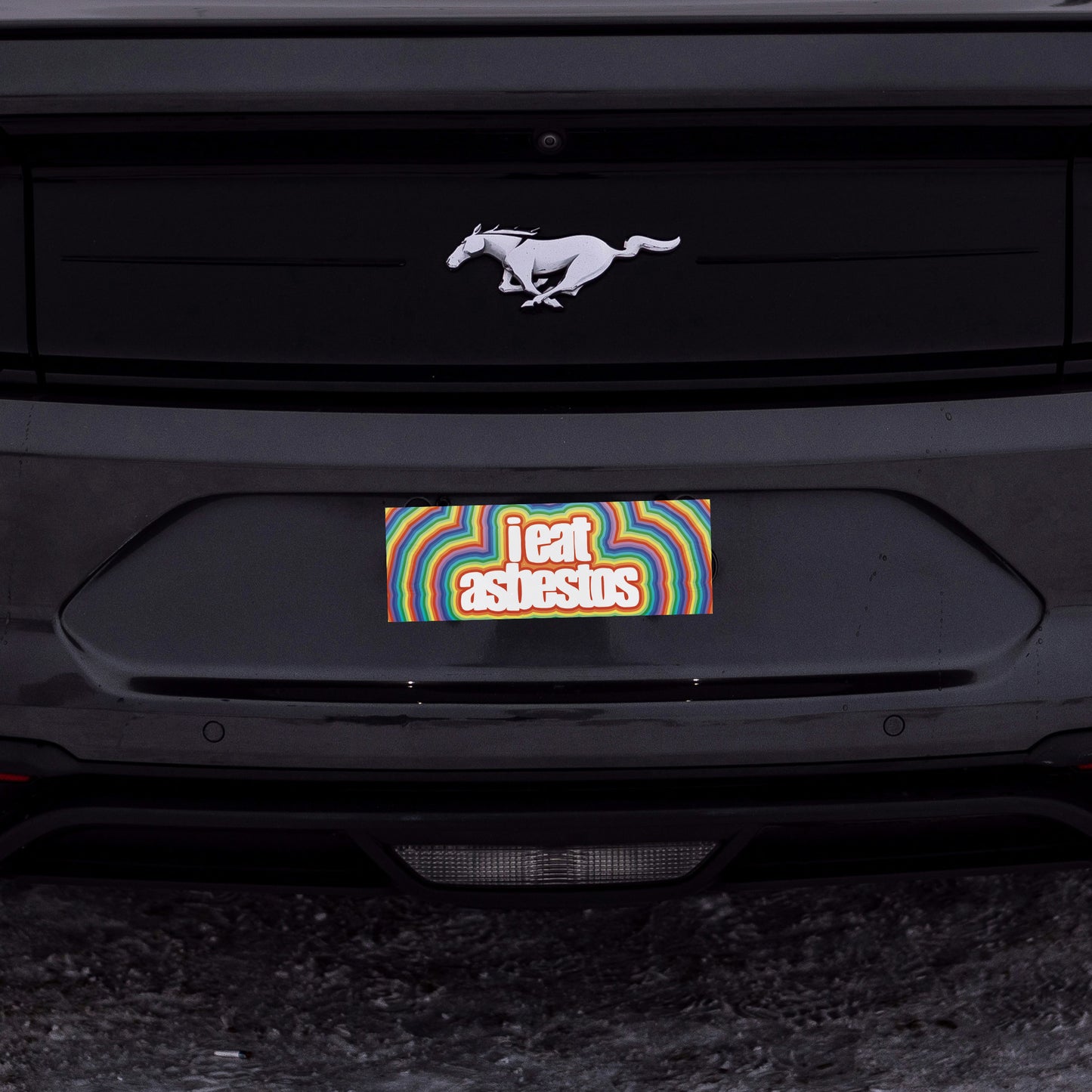 I Eat Asbestos Bumper Sticker