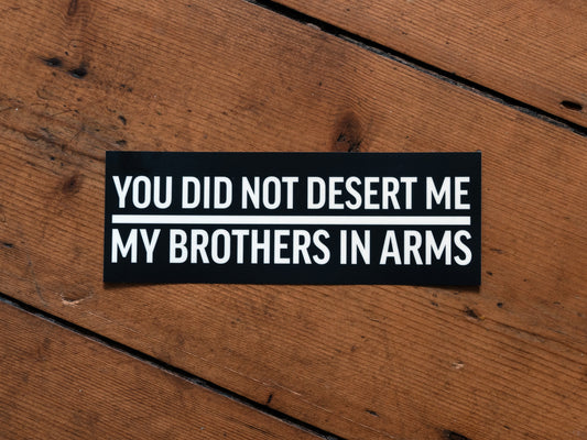 Dire Straits 'Brothers in Arms' Sticker