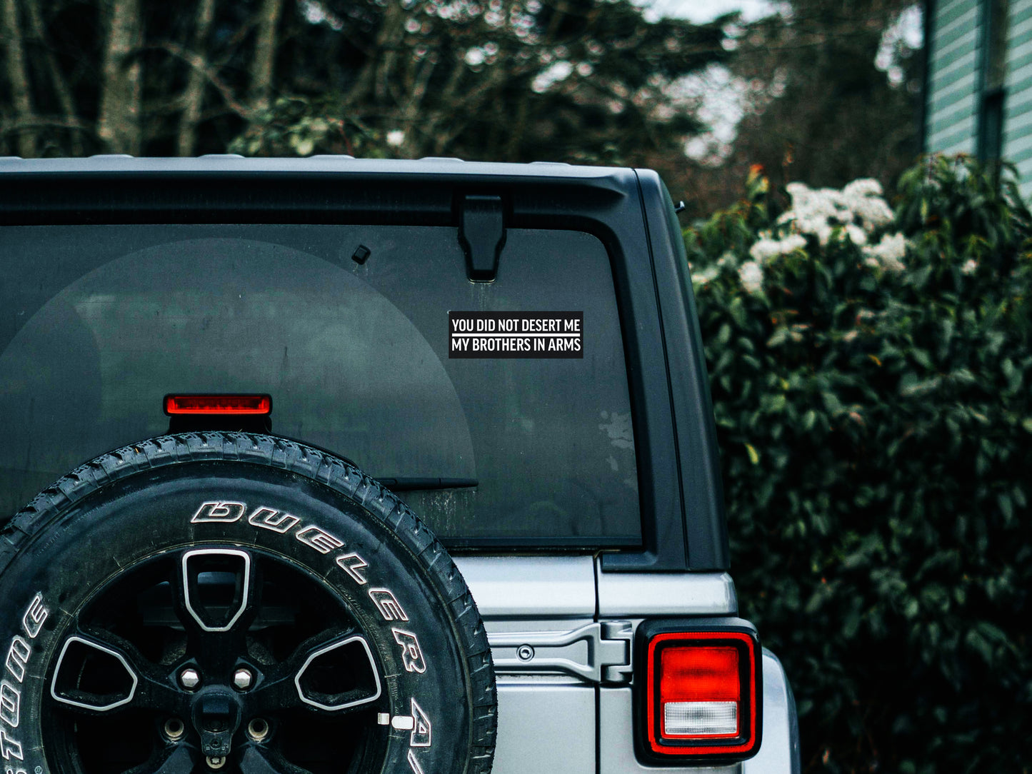 Dire Straits 'Brothers in Arms' Sticker on van