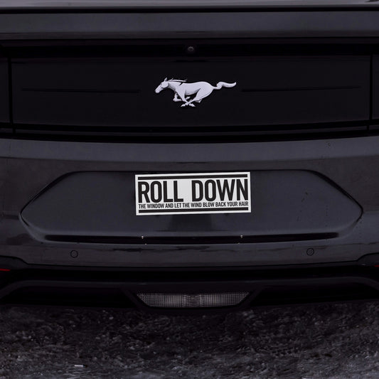 Bruce Springsteen "Thunder Road" Lyric Sticker