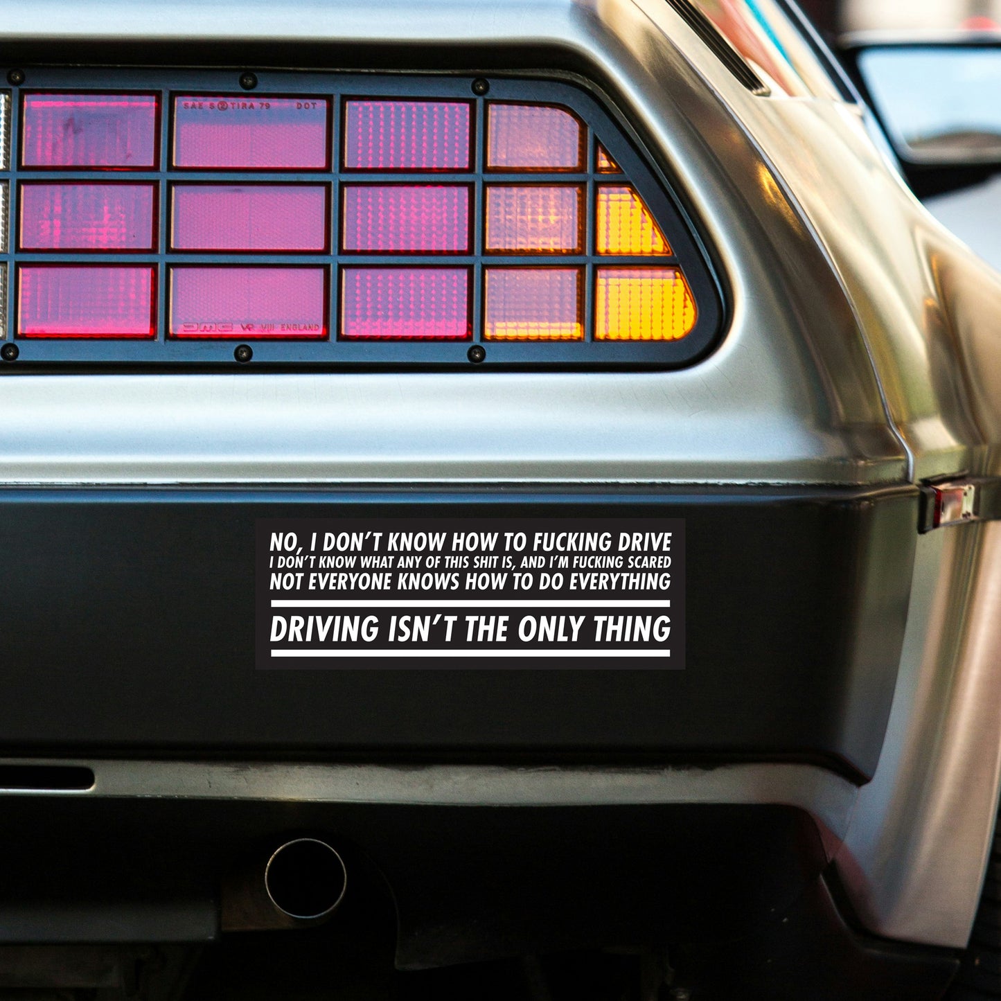 Driving Isn’t The Only Thing Magnet Bumper Sticker!