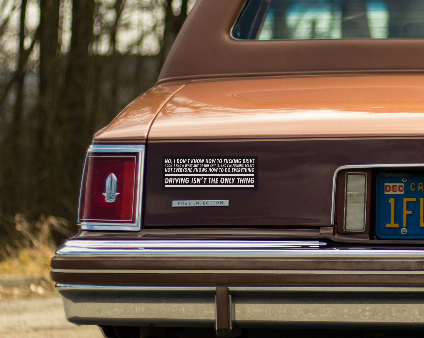 Driving Isn’t The Only Thing Bumper Sticker