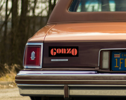 Gonzo Bumper Sticker