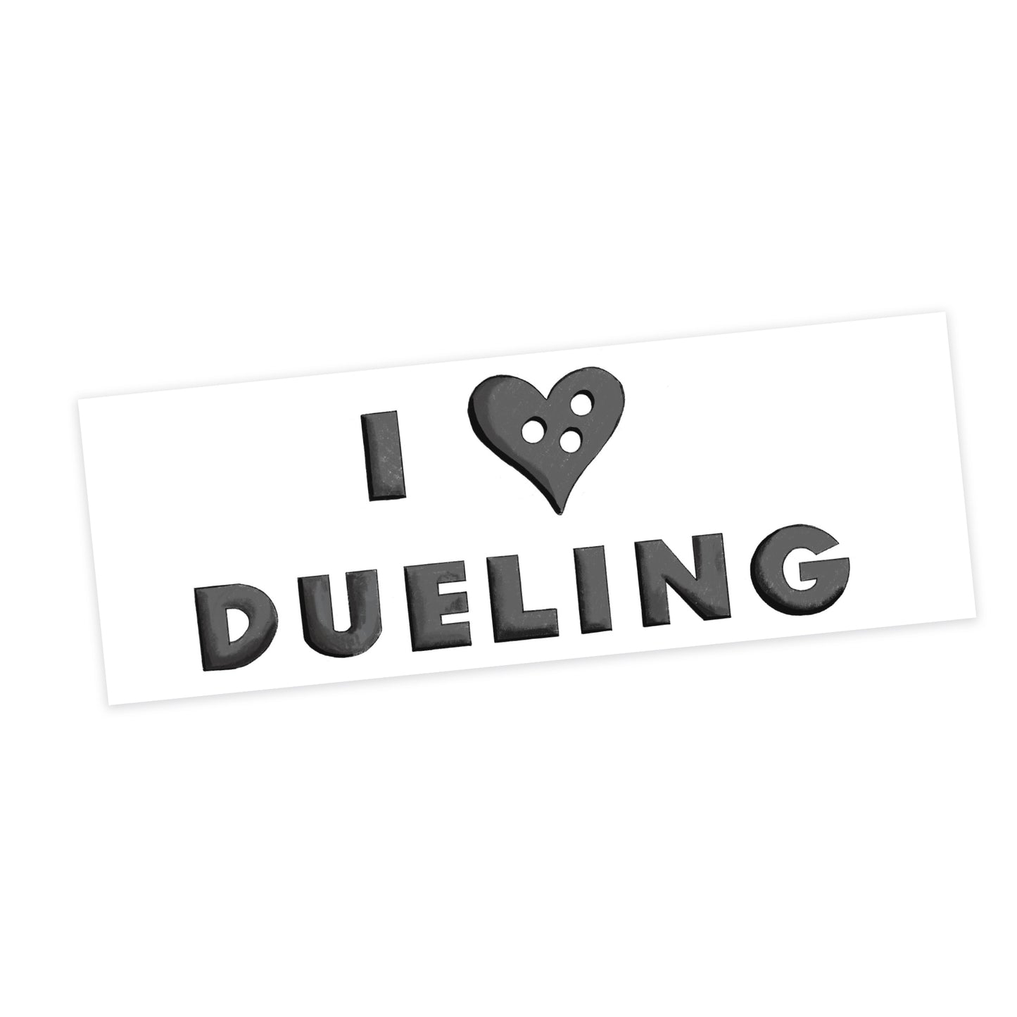 I Love Dueling Sticker!