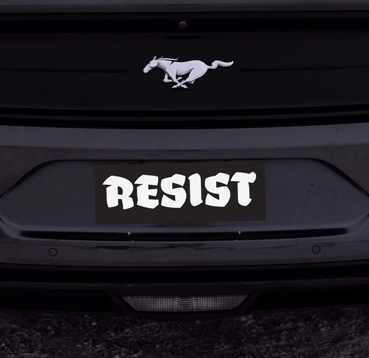 Resist Bumper Sticker