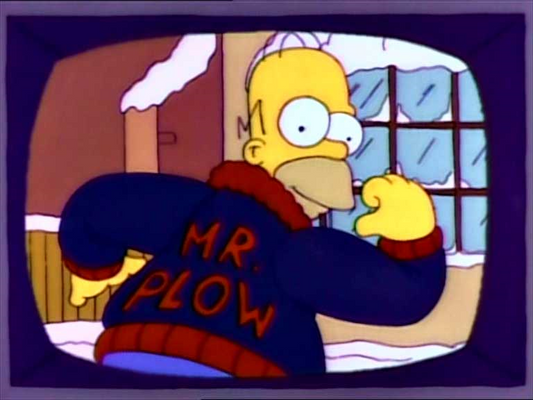 Mr Plow Sticker