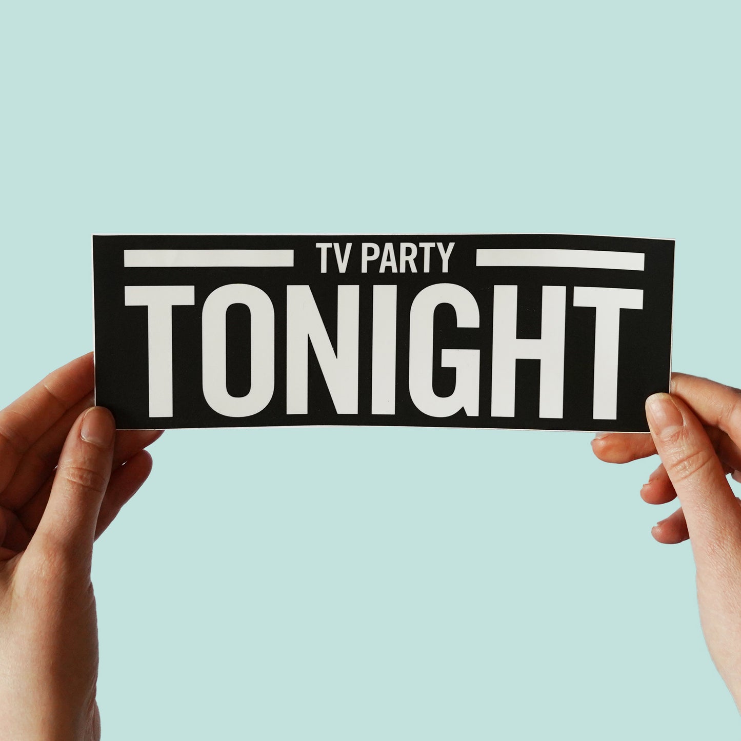 Black Flag 'TV Party' Lyric Sticker