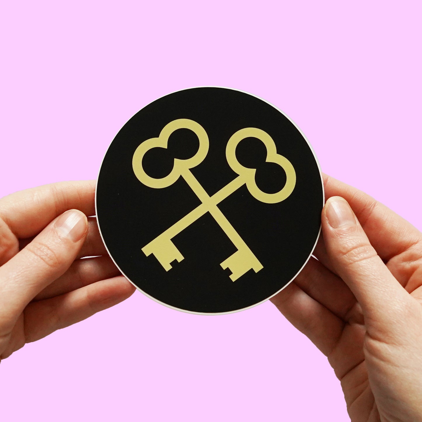 Grand Budapest Hotel 'Society of the Crossed Keys' Sticker