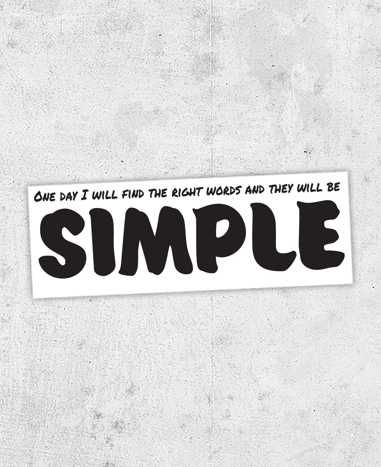 Jack Kerouac Quote Sticker!