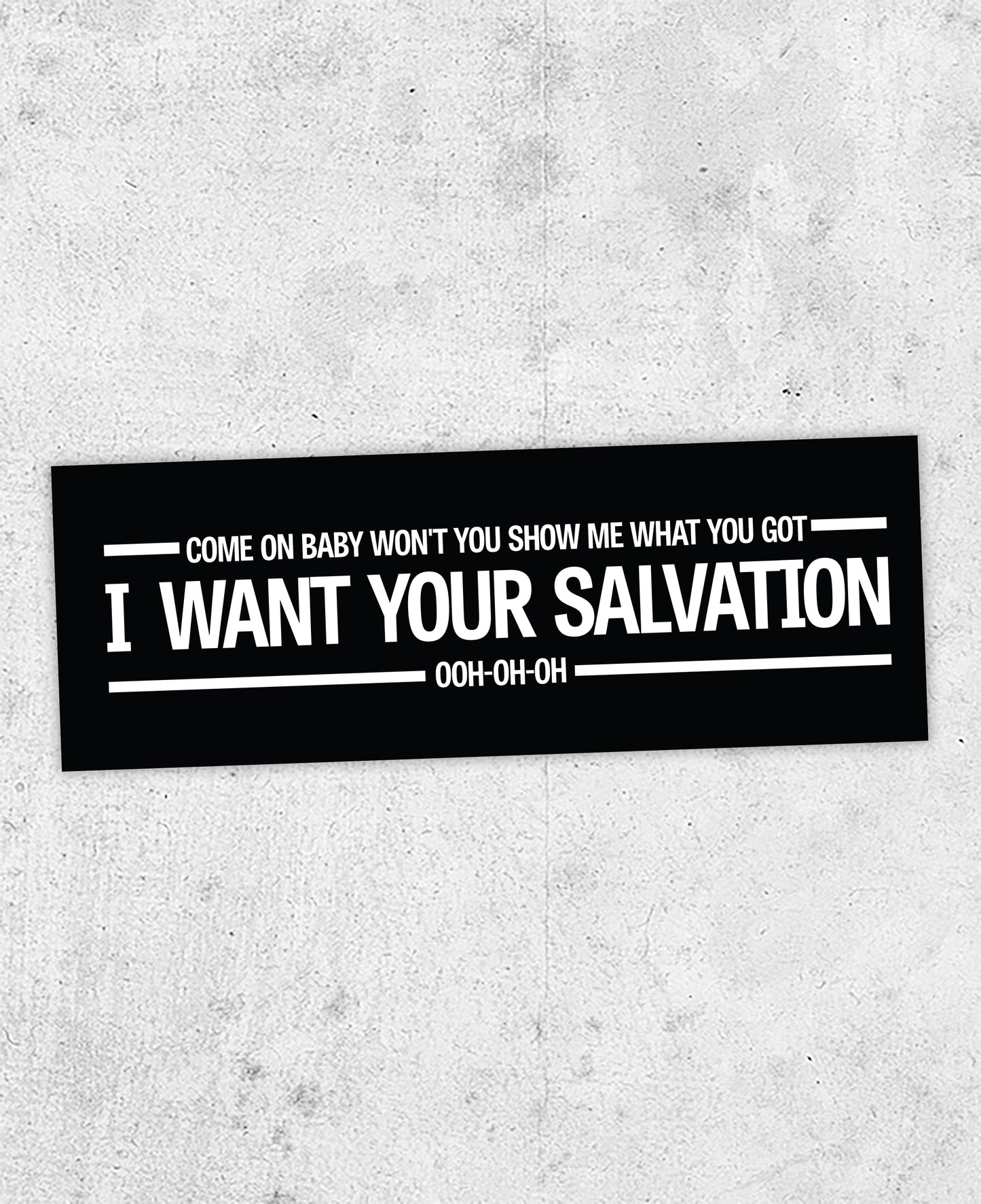 Rancid "Salvation" Lyric Sticker
