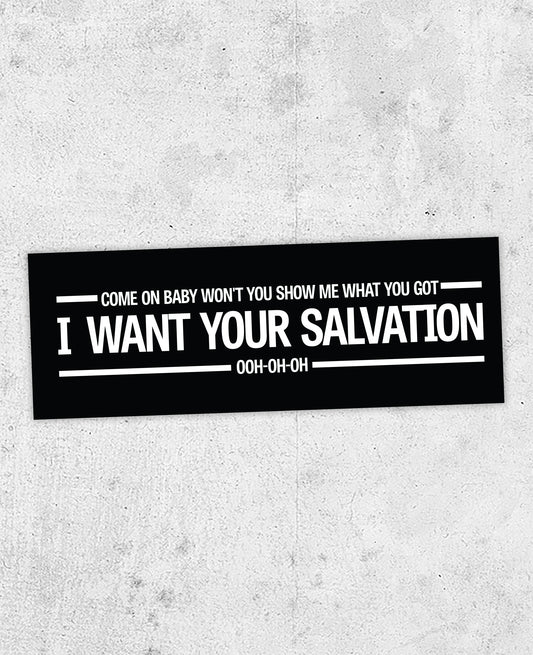 Rancid "Salvation" Lyric Sticker
