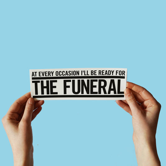 Band Of Horses 'Funeral' Lyric Sticker