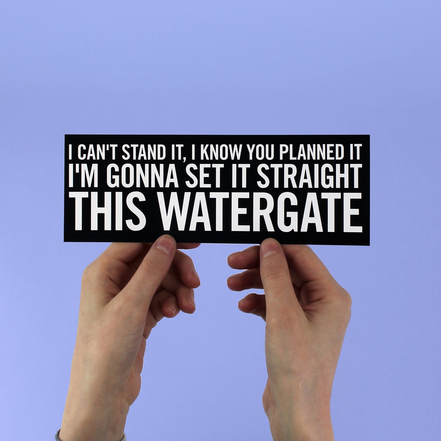 Beastie Boys 'Sabotage' Lyric Bumper Sticker