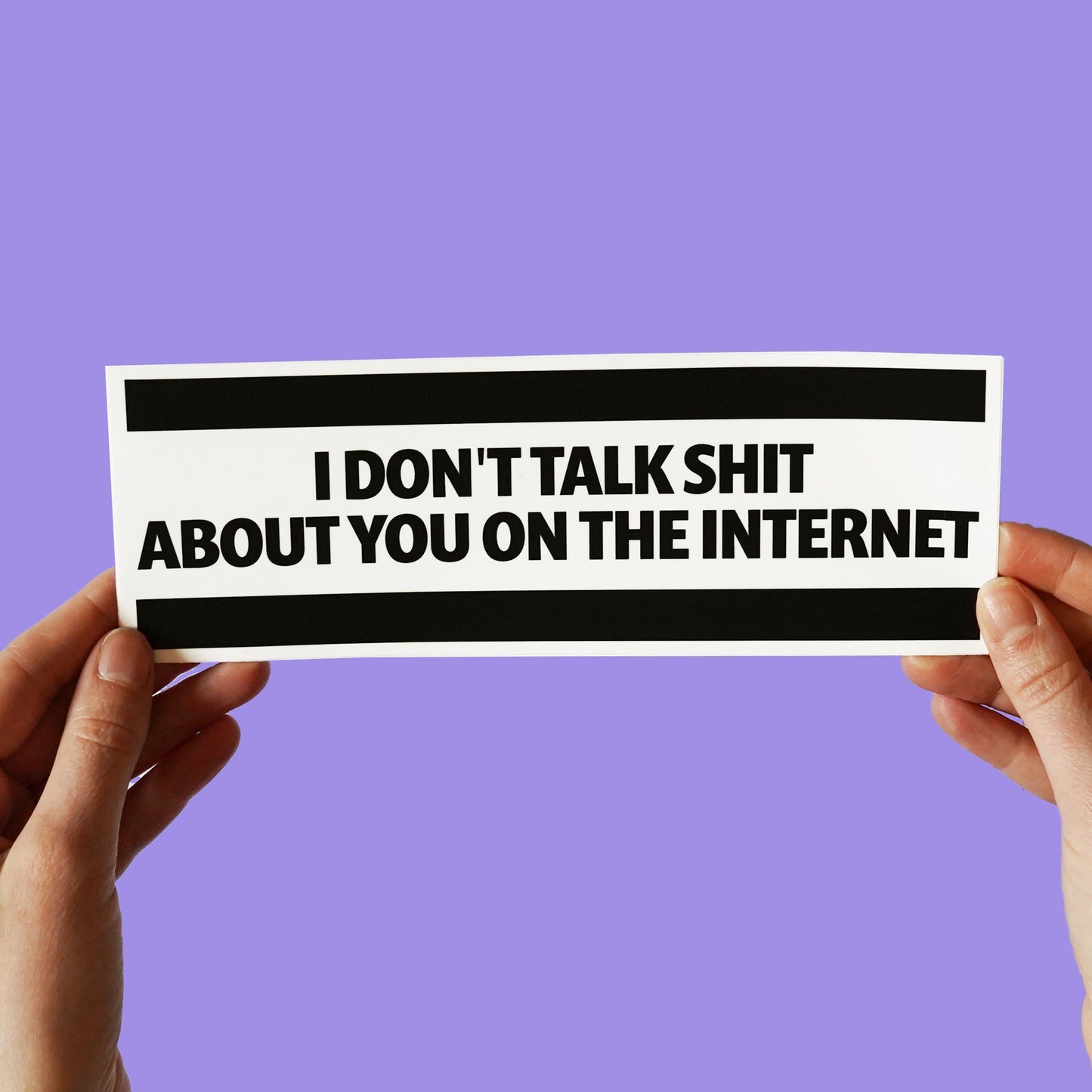 Billie Eilish 'Happier Than Ever' Sticker I don't talk shit about you on the internet