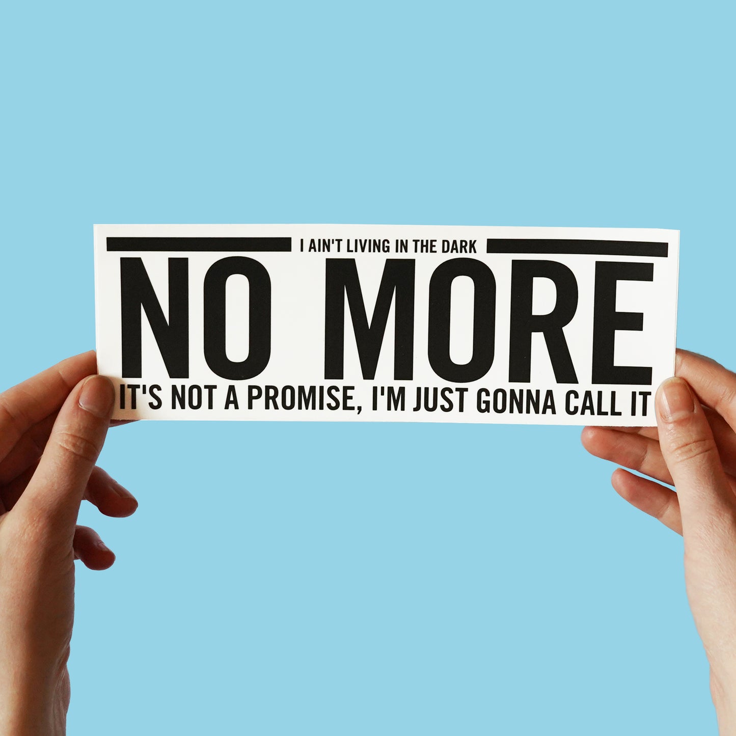 Bon Iver "Beth/rest" Bumper Sticker