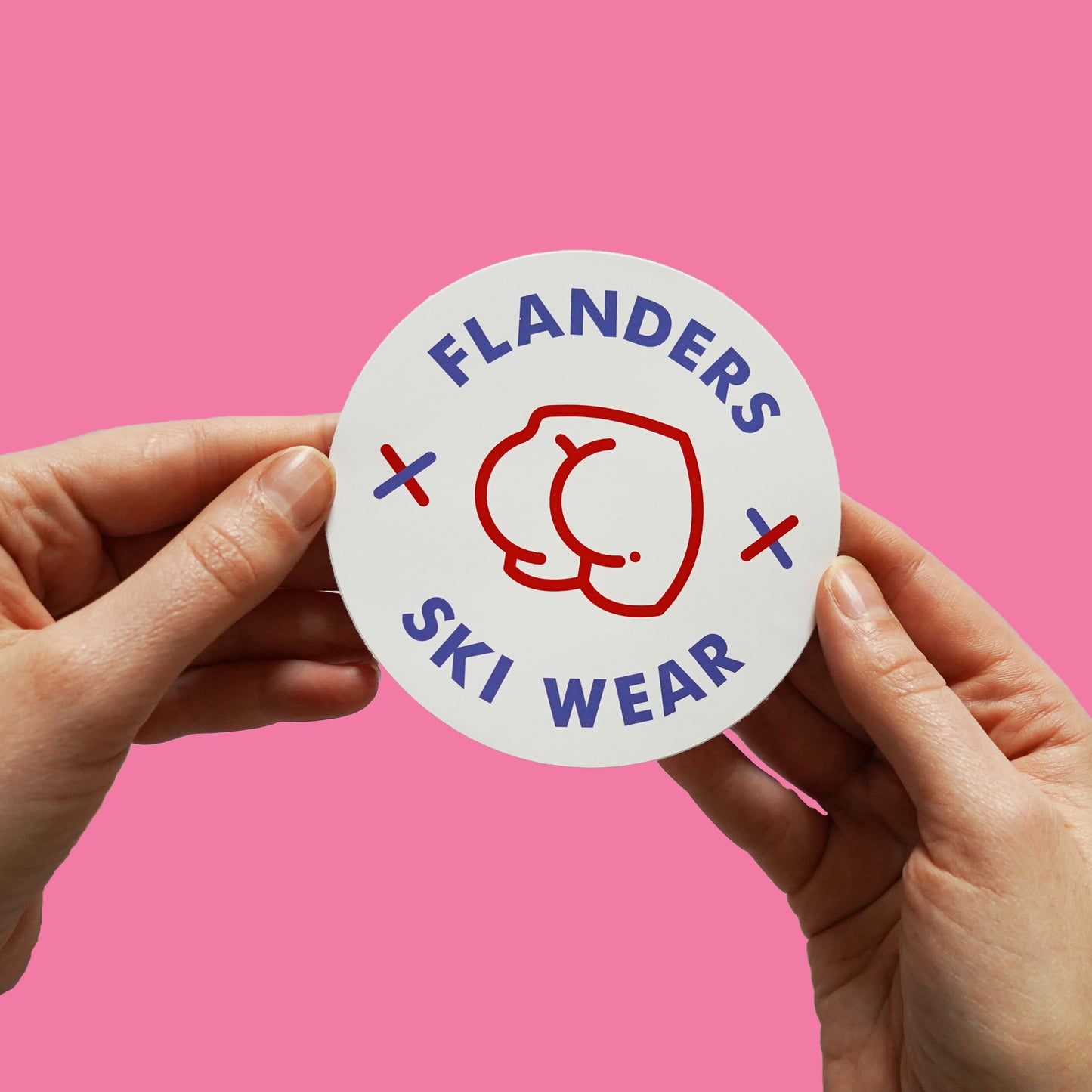 Flanders Ski Wear Sticker