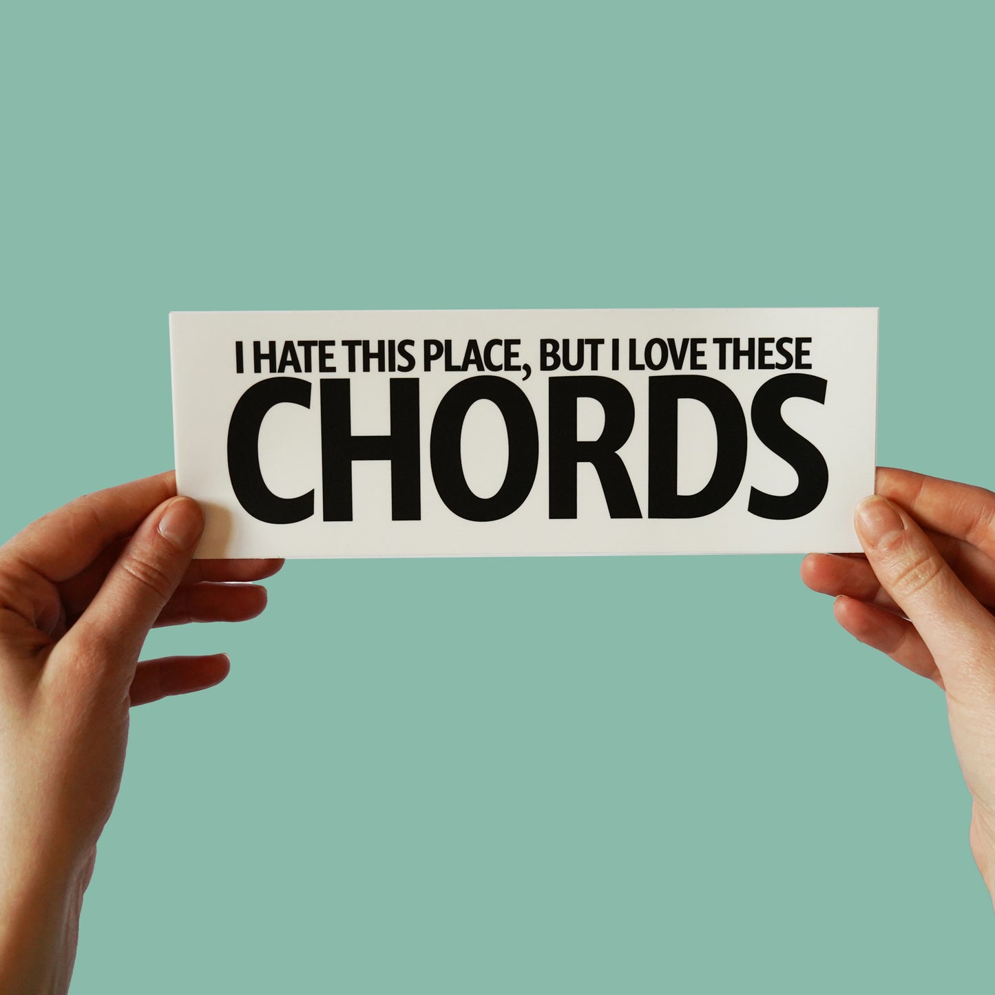 Hot Water Music 'Trusty Chords' Lyric Sticker