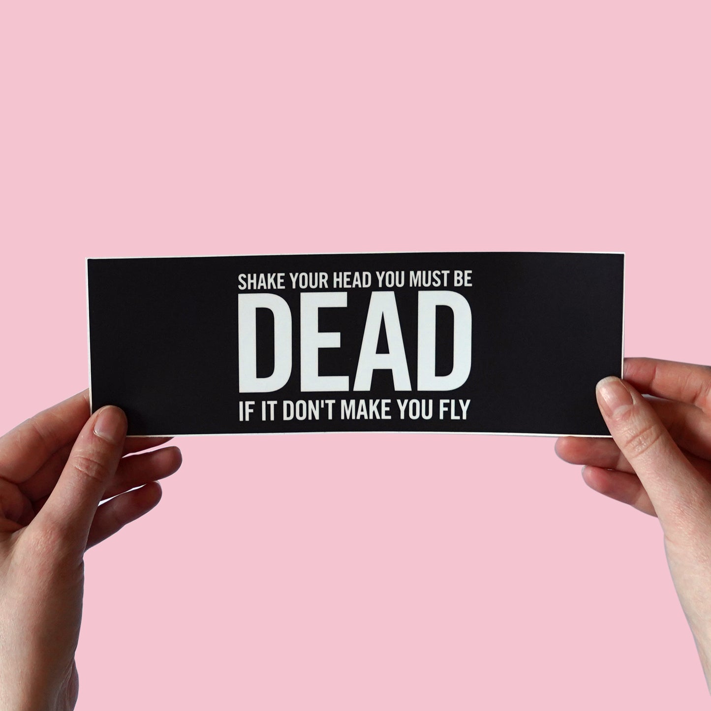 Motörhead "Overkill" Lyric Bumper Sticker