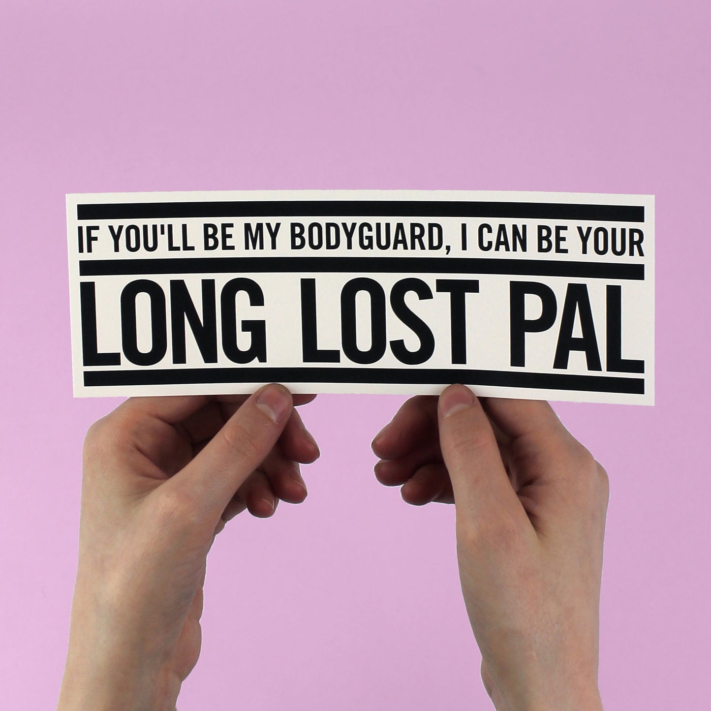 Paul Simon "You Can Call Me Al" Bumper Sticker -