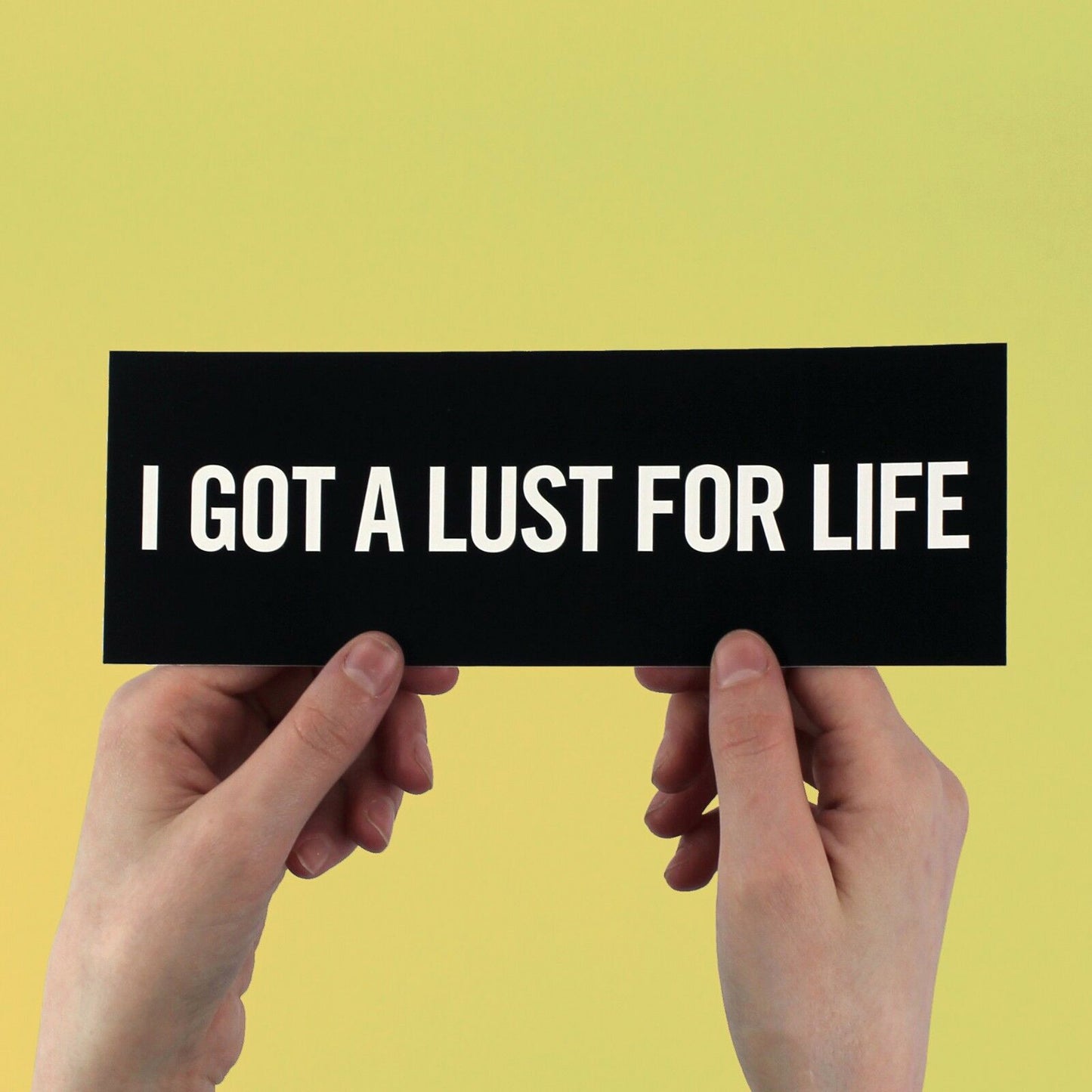 Iggy Pop "Lust For Life" Lyric Sticker!