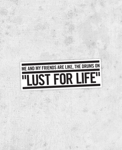 The Hold Steady "Stay Positive" Sticker