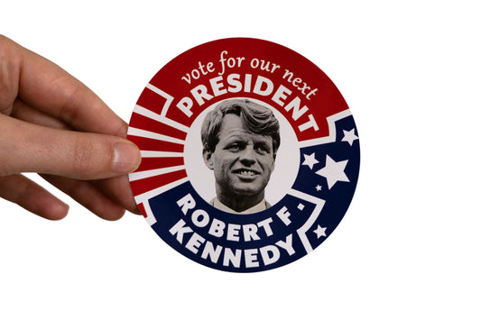Vote for our Next President, Robert F Kennedy, Circular Sticker