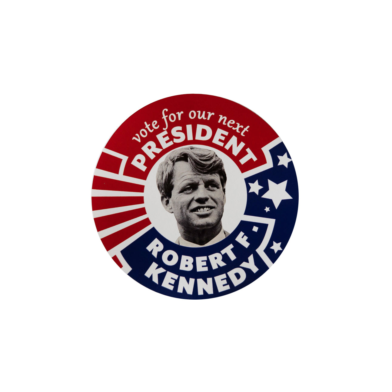 Vote for our Next President, Robert F Kennedy, Circular Sticker