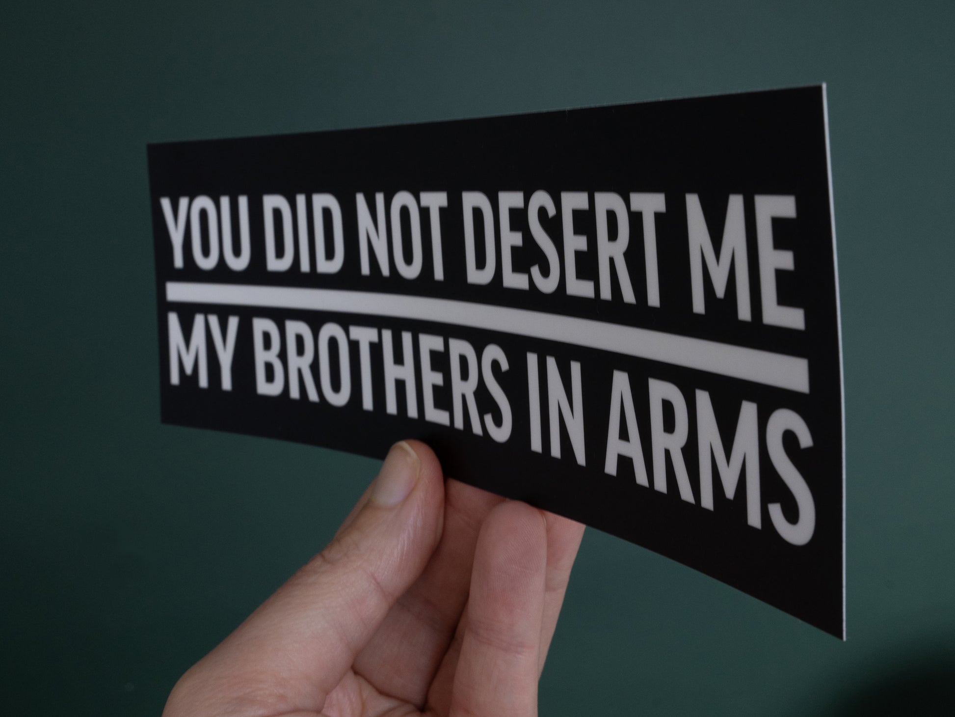 Dire Straits 'Brothers in Arms' Sticker