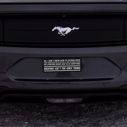Driving Isn’t The Only Thing Magnet Bumper Sticker!