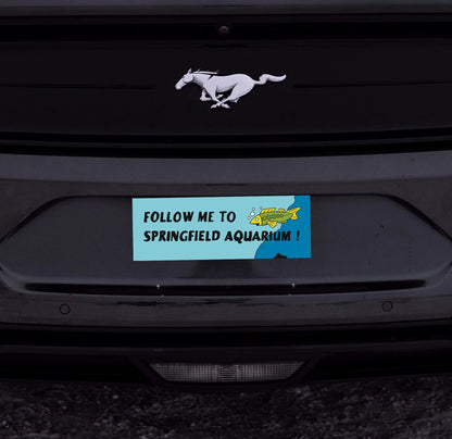 Follow Me To Springfield Aquarium Sticker