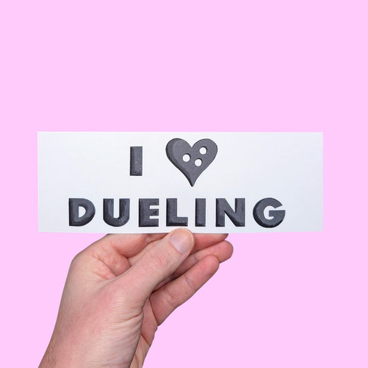 I Love Dueling Sticker!