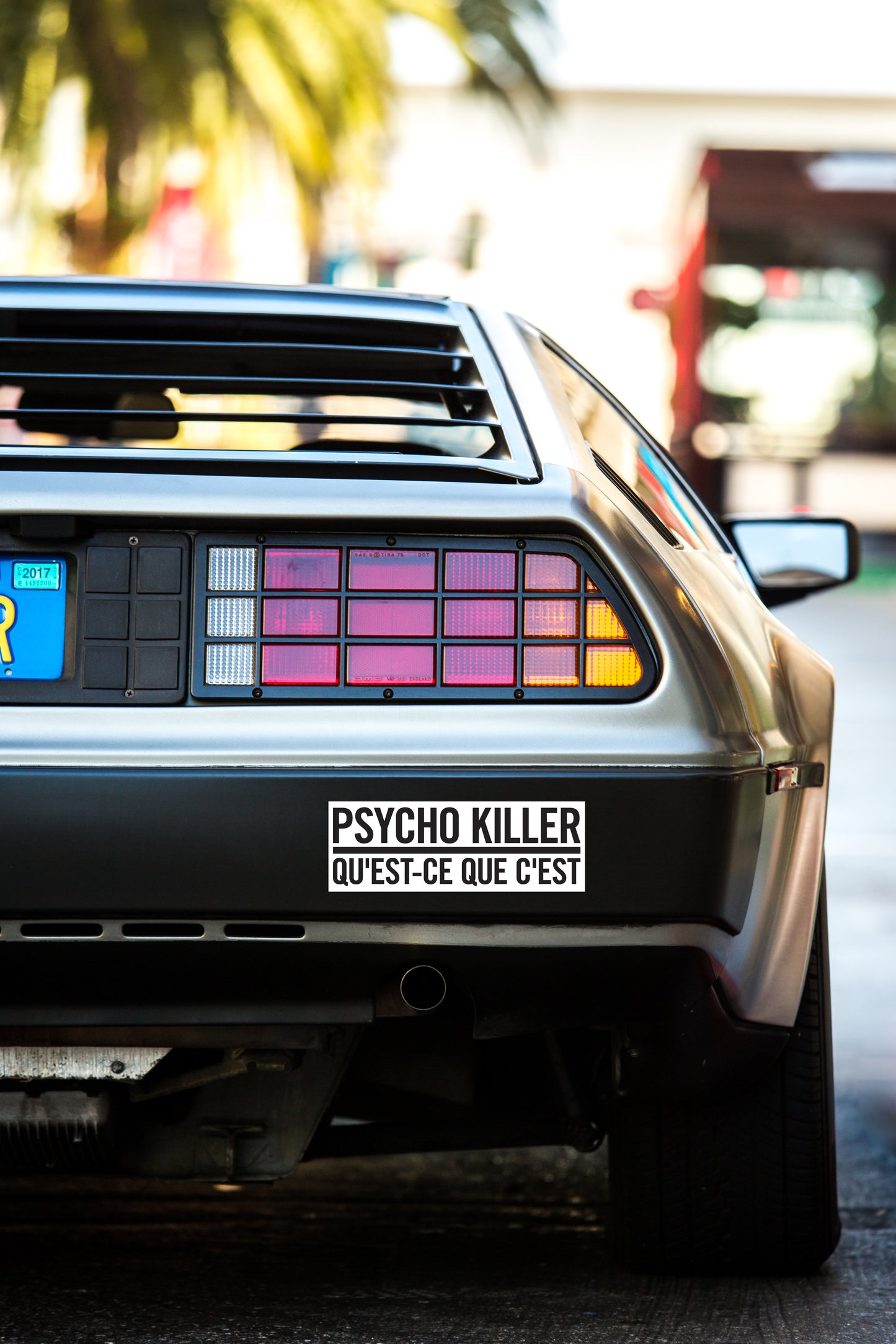 Talking Heads "Psycho Killer" Lyric Sticker