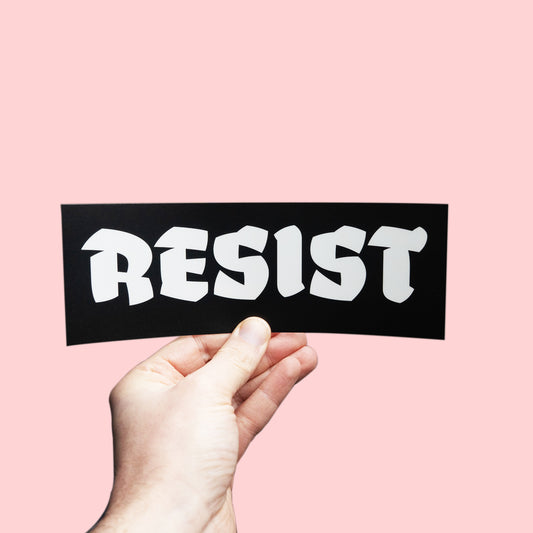 Resist Bumper Sticker