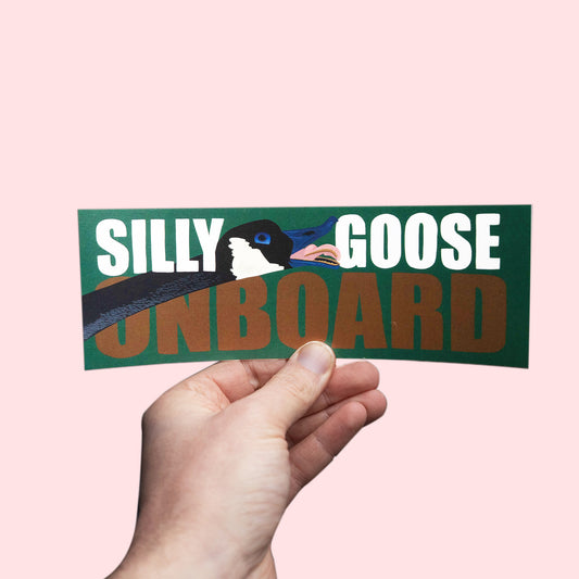 Silly Goose Onboard Bumper Sticker
