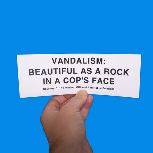 Beautiful as a Rock in a Cops Face! Kurt Cobain Guitar Sticker