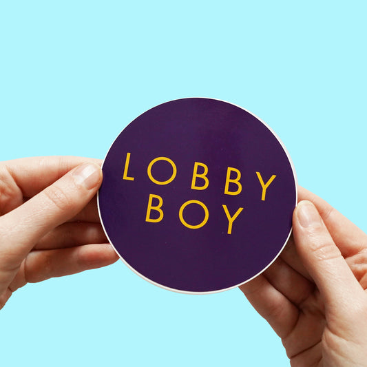 Grand Budapest Hotel 'Lobby Boy' Sticker 