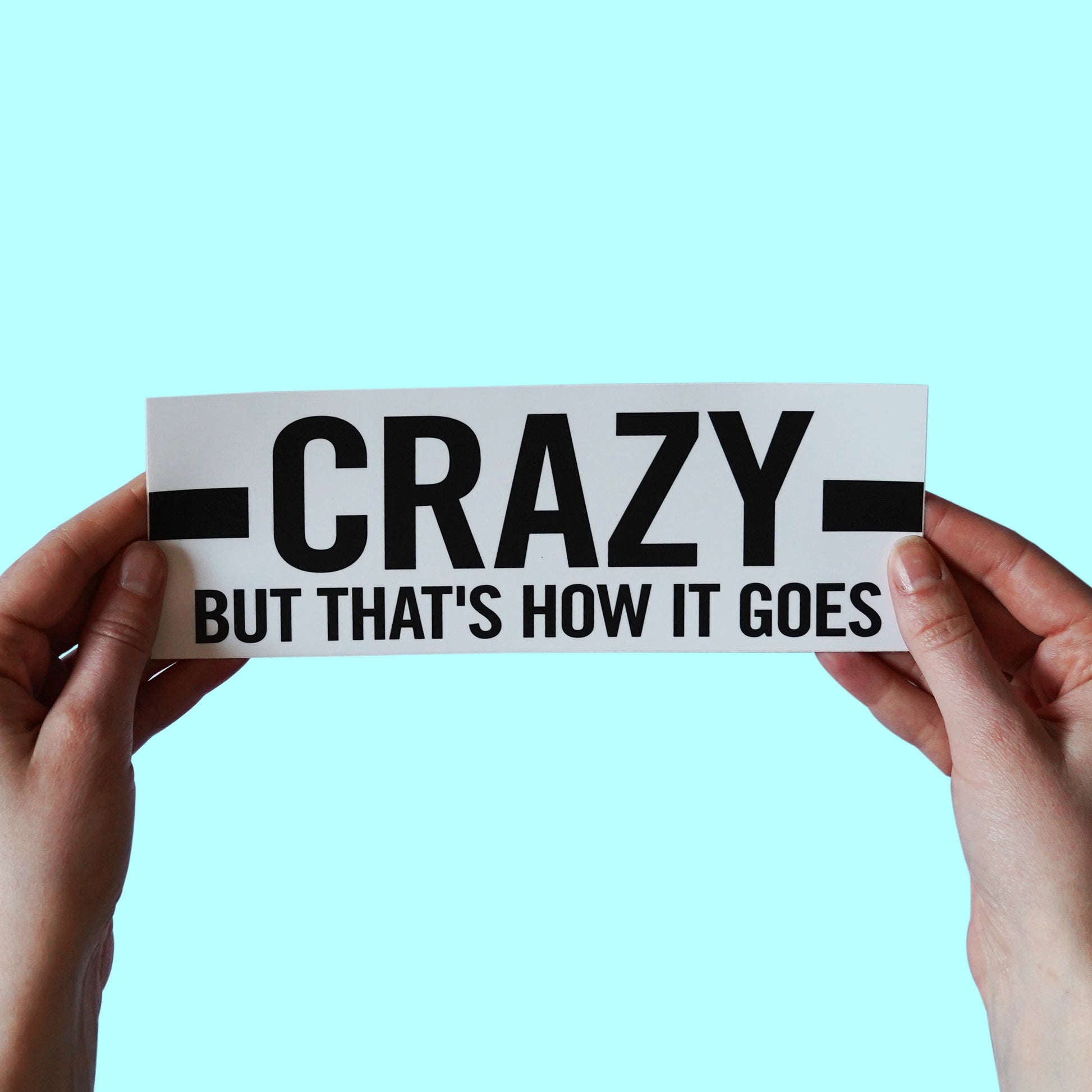 Ozzy Osbourne "Crazy Train" Lyric Sticker