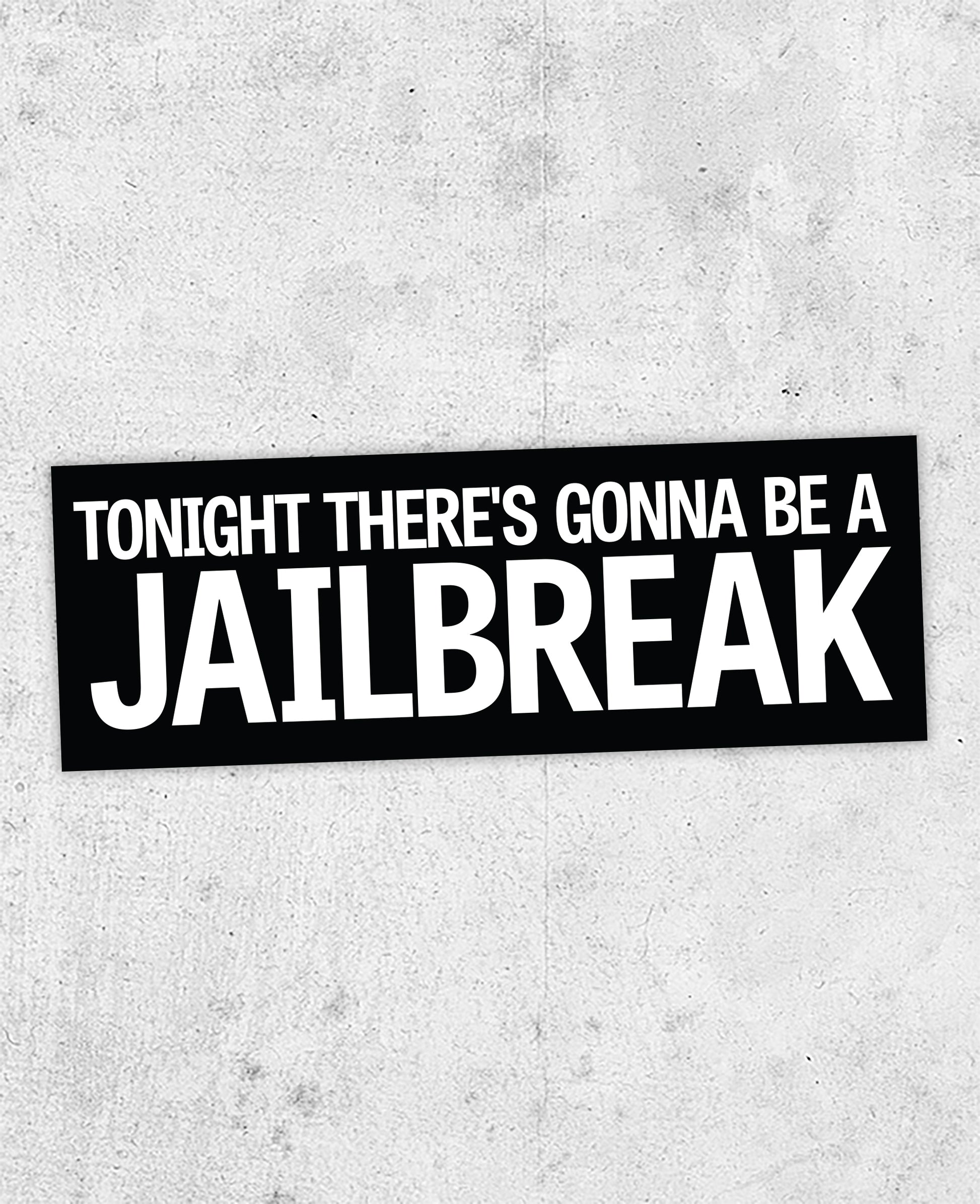 Thin Lizzy "Jailbreak" Lyric Sticker