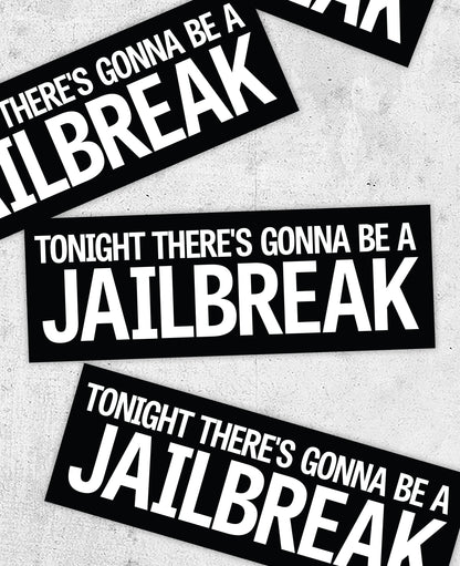 Thin Lizzy "Jailbreak" Lyric Sticker