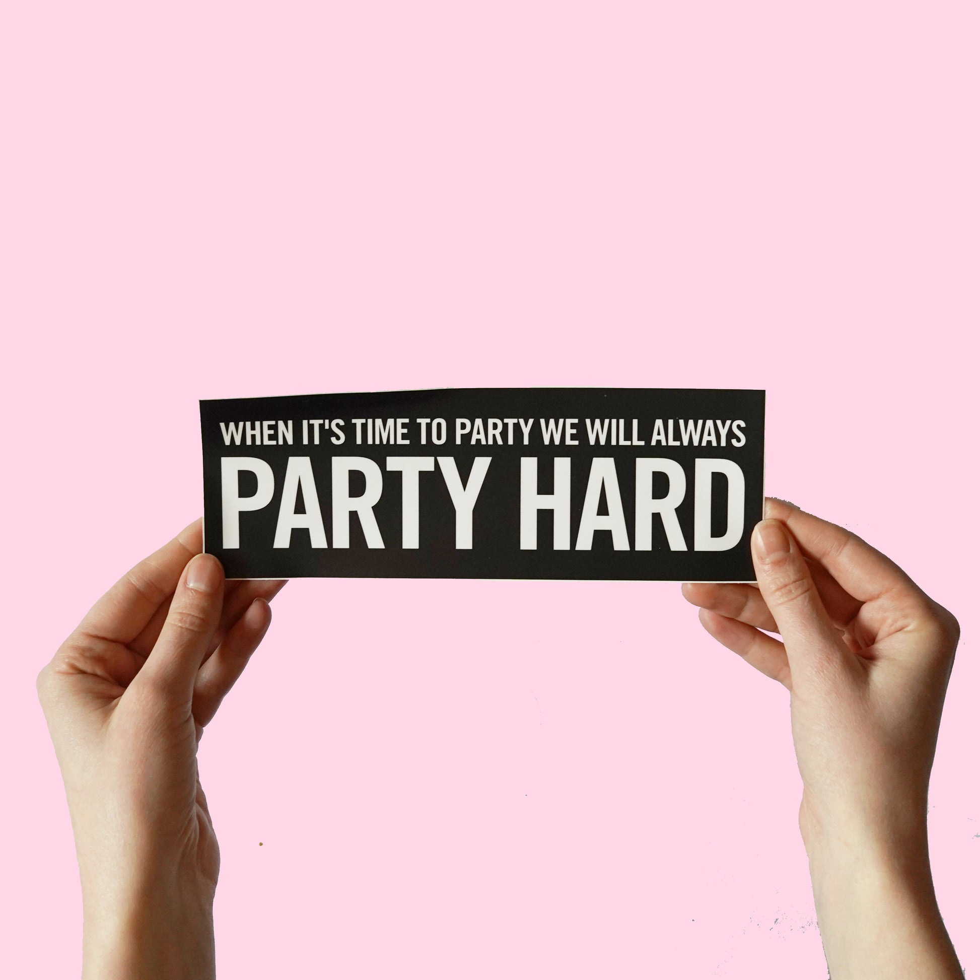 Andrew WK "Party Hard" Lyric Sticker!