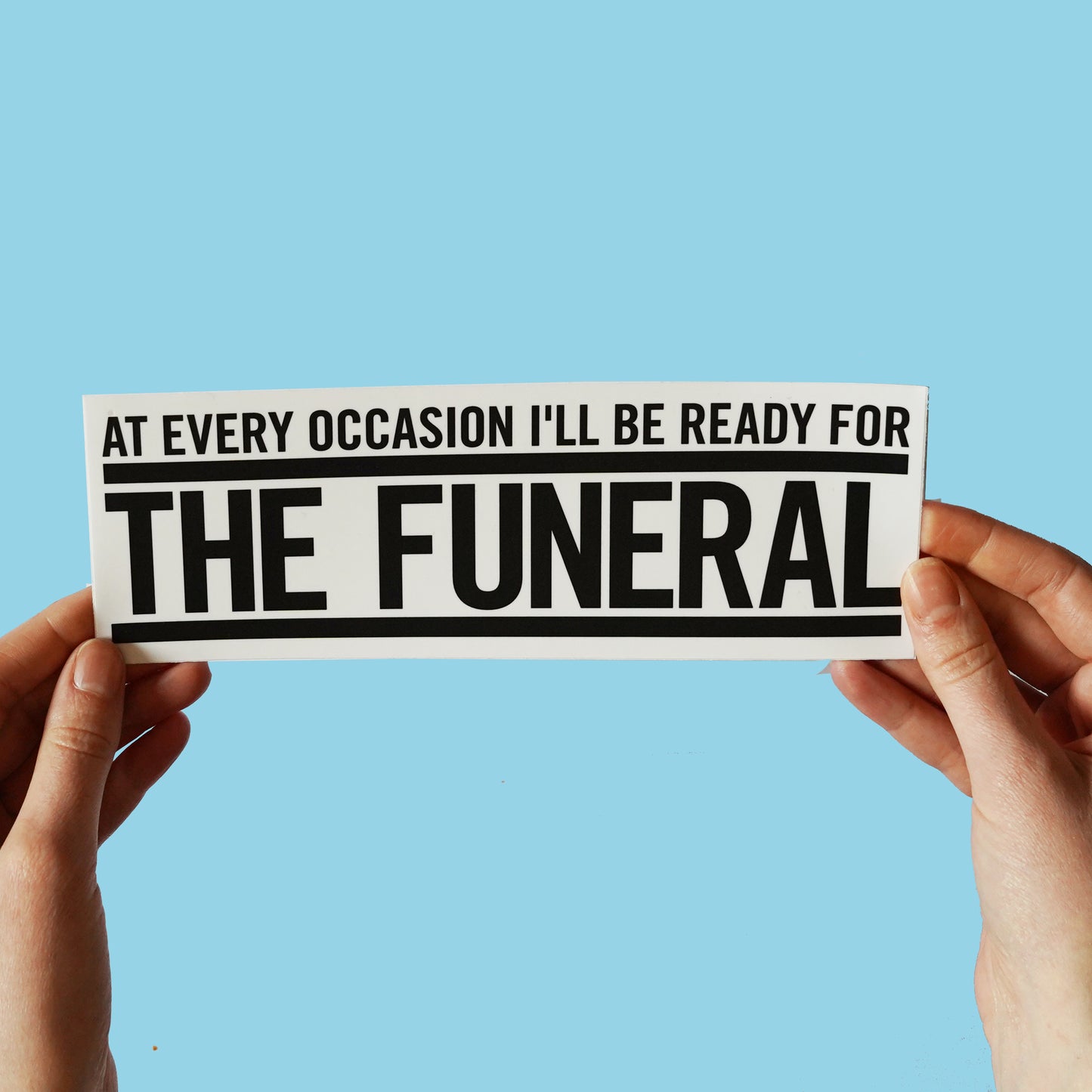 Band Of Horses 'Funeral' Lyric Sticker
