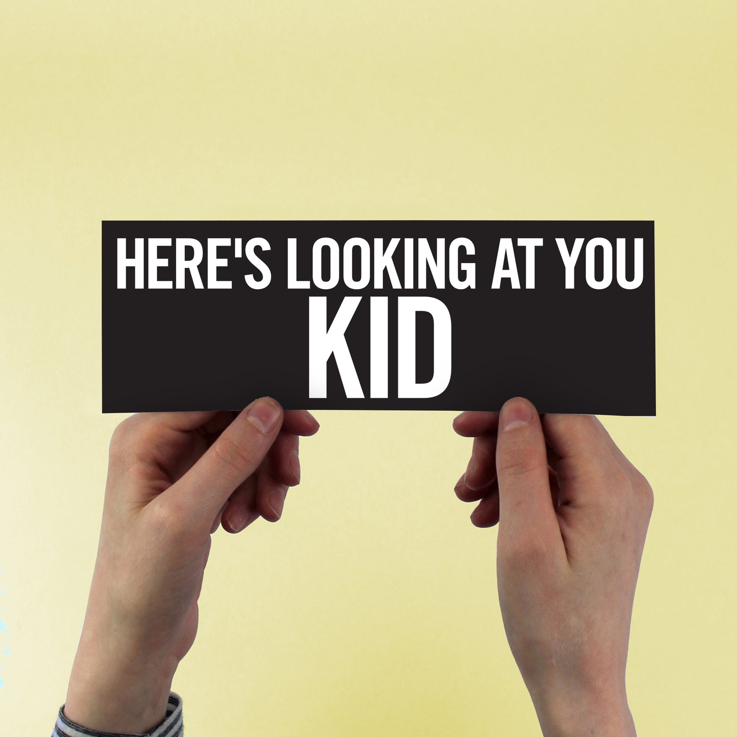 Casablanca "Here's looking at you, kid" Bumper Sticker