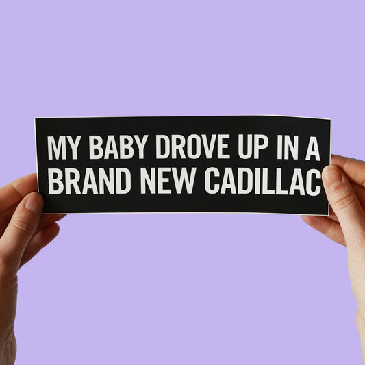 The Clash "Brand New Cadillac" Sticker