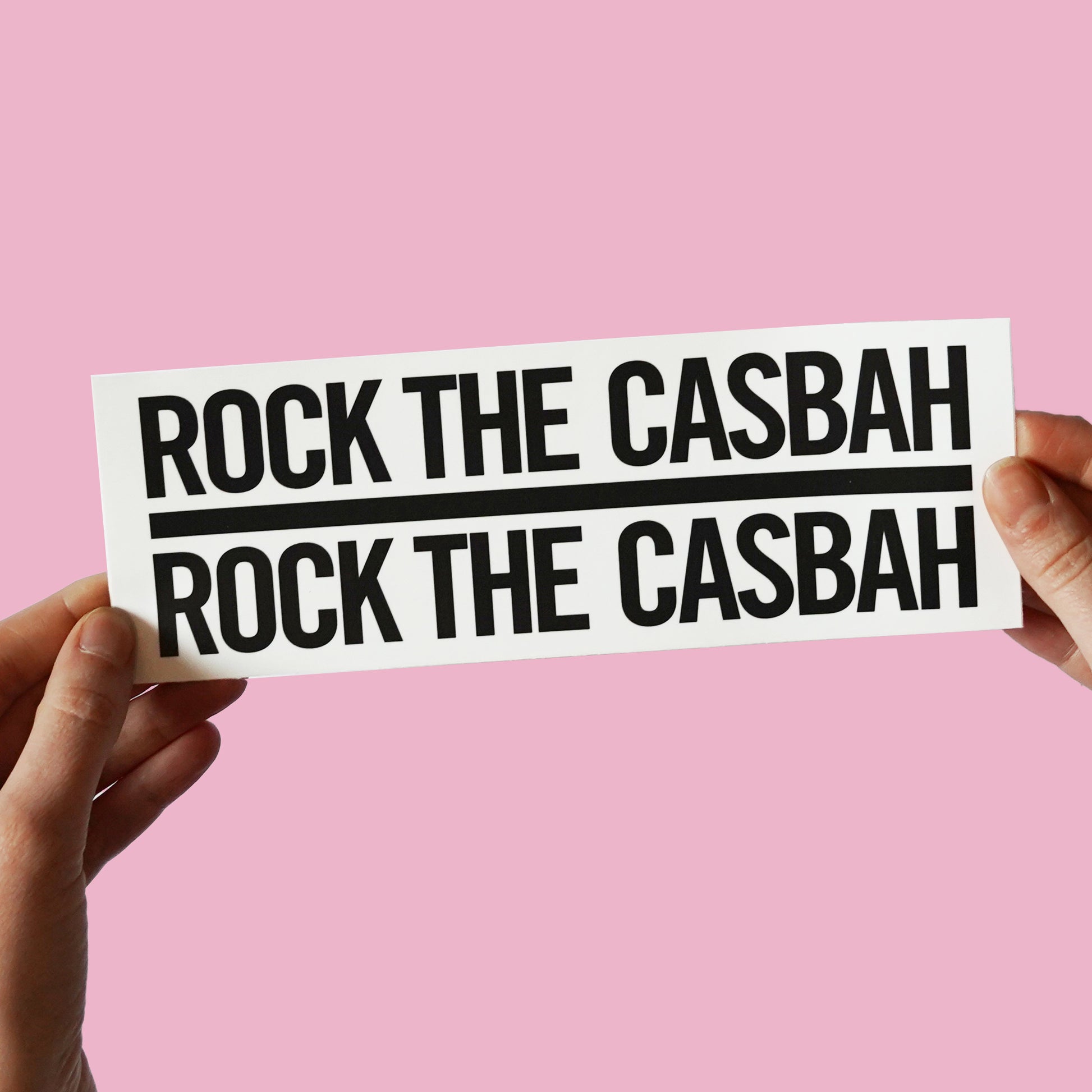 The Clash 'Rock The Casbah' Sticker