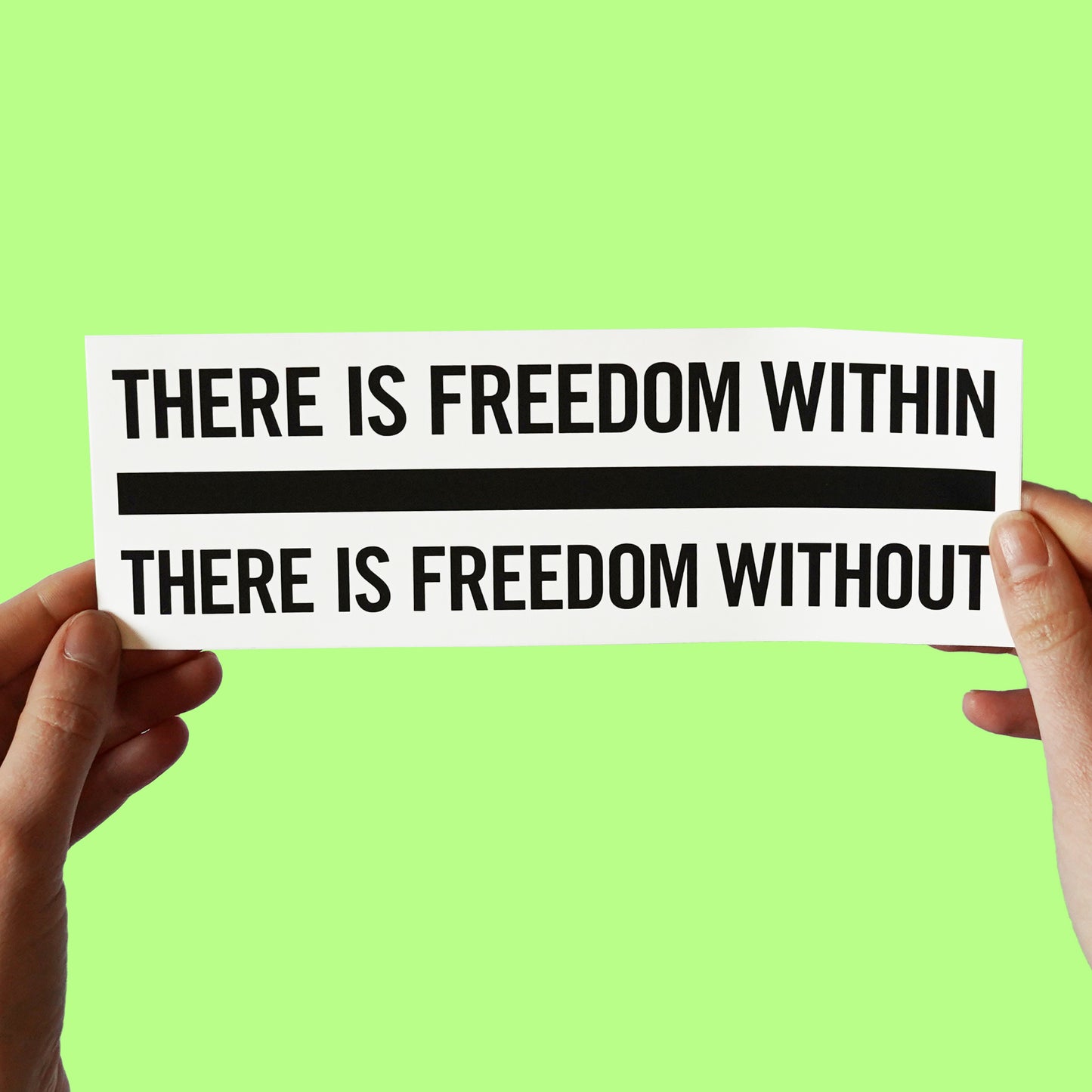 Crowded House 'Don't Dream It's Over' Lyric Sticker  There is freedom within, there is freedom without
