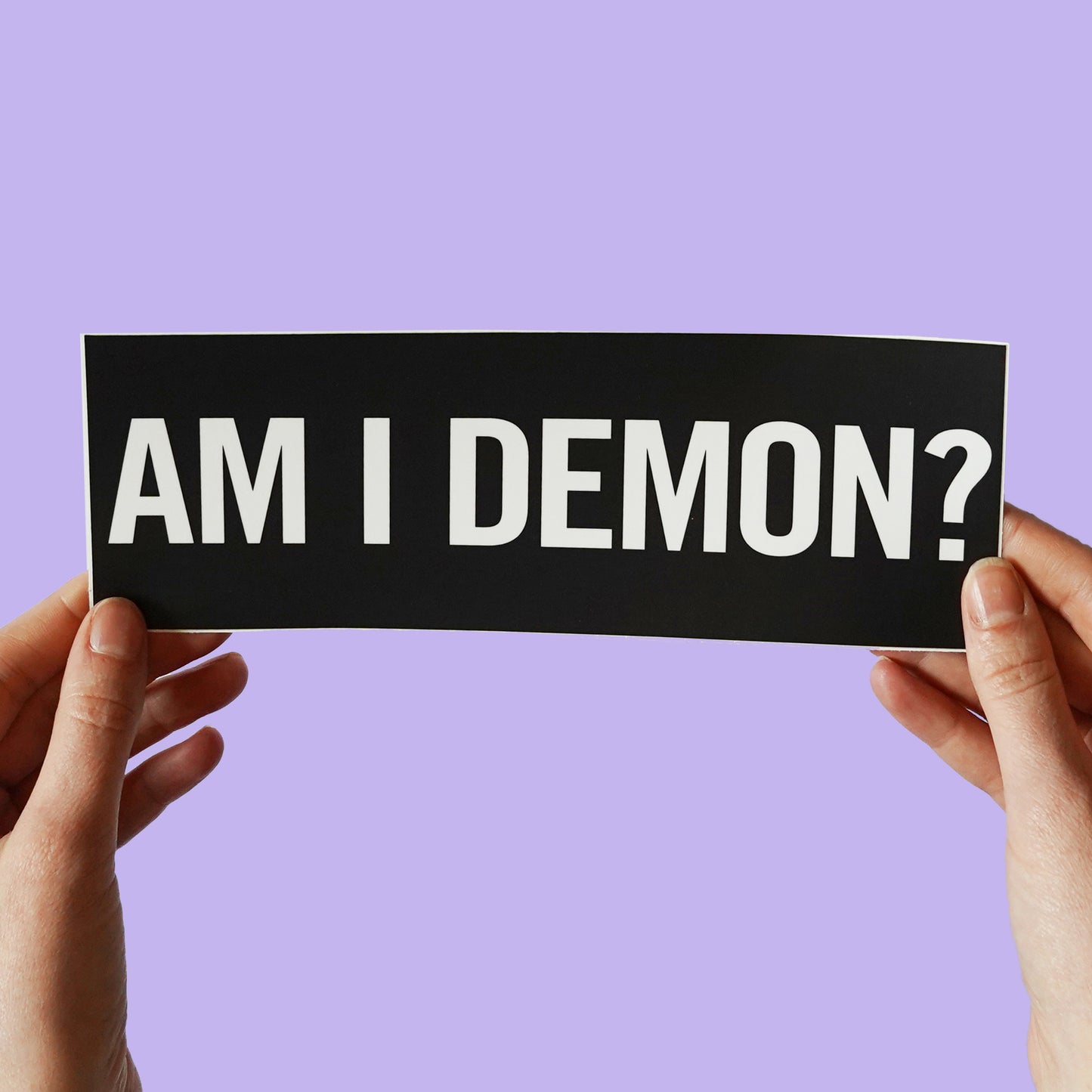 Danzig 'Am I Demon' Lyric Sticker