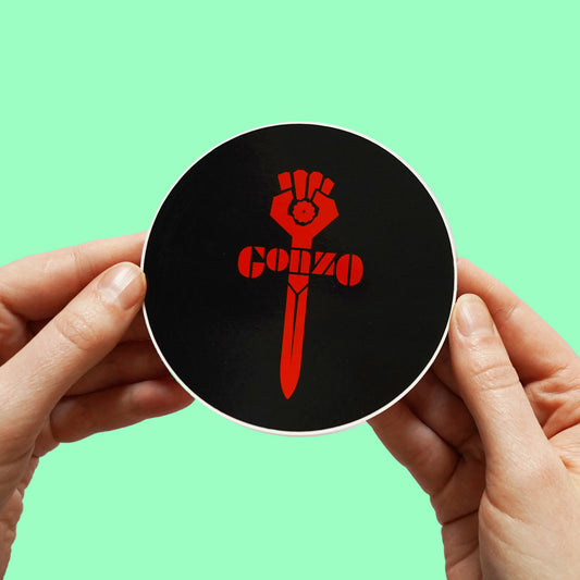 Gonzo Circular Sticker