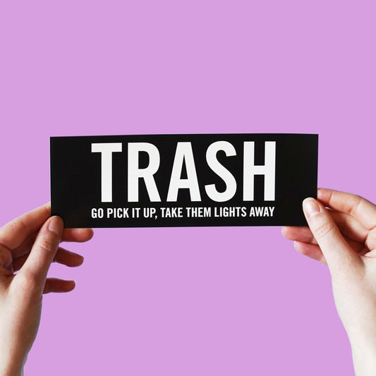 New York Dolls 'Trash' Lyric Sticker