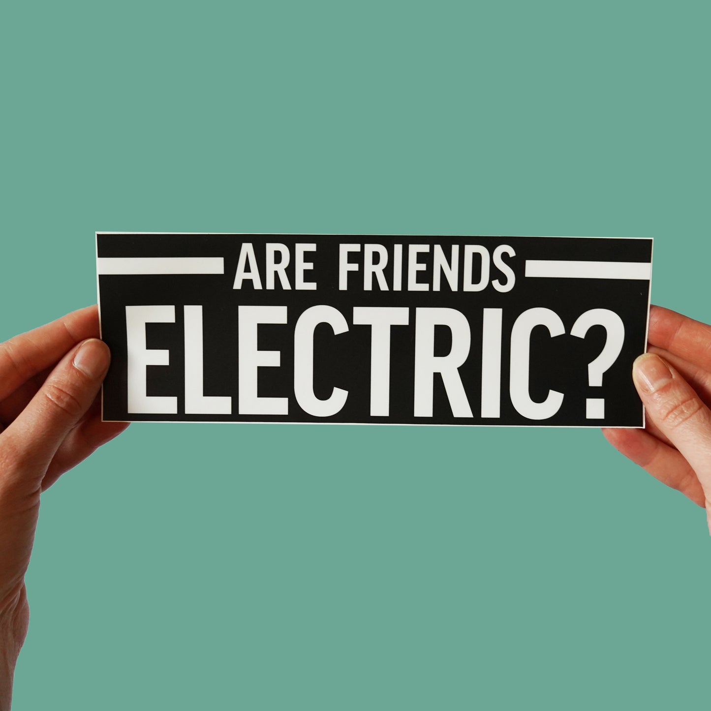 Gary Numan "Are 'Friends' Electric?" Sticker