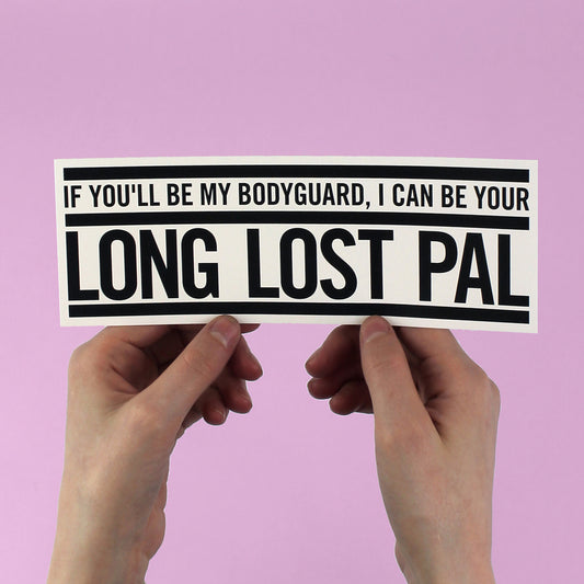 Paul Simon "You Can Call Me Al" Bumper Sticker - 